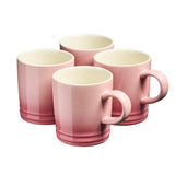 Cooks Professional 4 Piece Mug Set | 240ml | Pink