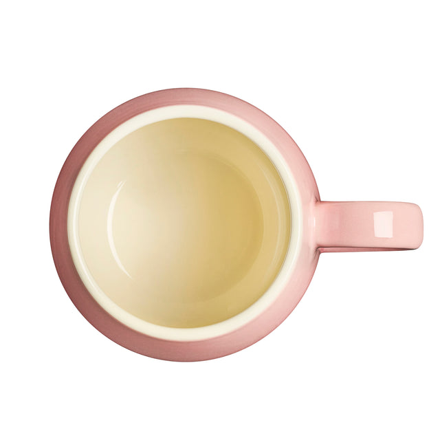 Cooks Professional Set of 4 Stoneware Mugs | 350ml | Pink