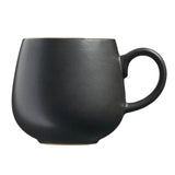 Cooks Professional Set of 4 Stoneware Mugs | 350ml | Matt Black