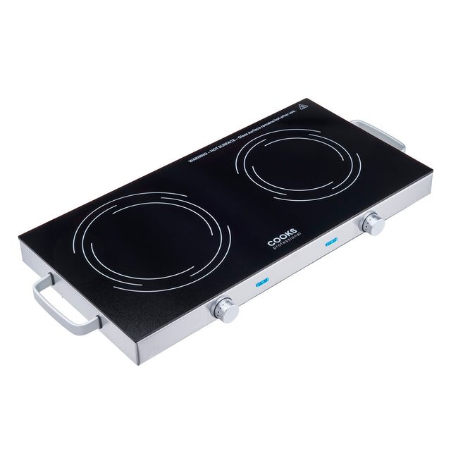 Cooks Professional Double Electric Ceramic Hob