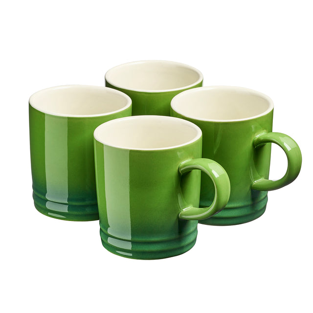 Cooks Professional 4 Piece Mug Set | 240ml | Green