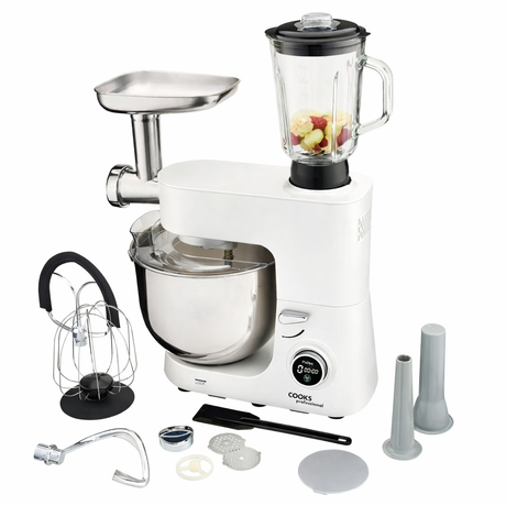 Cooks Professional Multi Function 8L Digital Stand Mixer | White