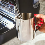 Cooks Professional Stainless Steel 600ml Milk Steaming Jug | Latte Art Pen Included