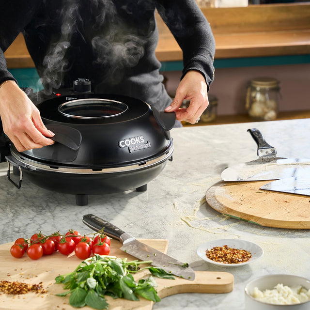 Cooks Professional Electric Pizza Oven | Black