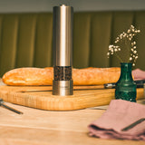 Cooks Professional Electric Salt and Pepper Mill Set | Stainless Steel