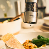 Cooks Professional Electric Salt and Pepper Mill Set | Stainless Steel