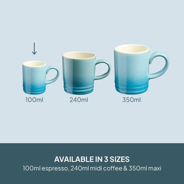 Cooks Professional 4 Piece Espresso Cup Set | Blue