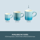 Cooks Professional 4 Piece Mug Set | 350ml | Teal
