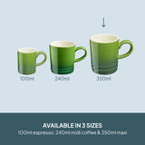 Cooks Professional 4 Piece Mug Set | 350ml | Green