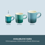 Cooks Professional 4 Piece Espresso Cup Set | Teal