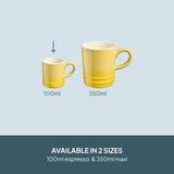 Cooks Professional 4 Piece Espresso Cup Set | Yellow
