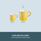 Cooks Professional 4 Piece Mug Set | 350ml | Yellow