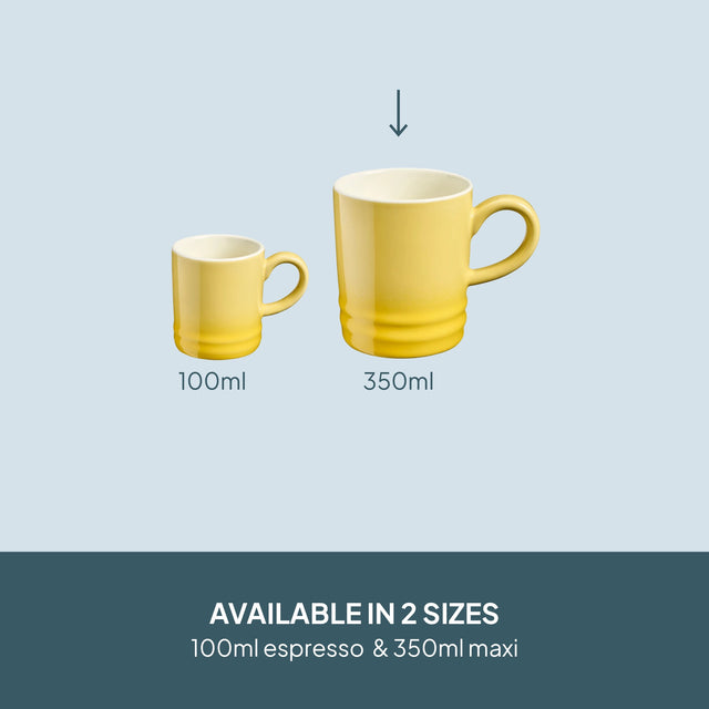Cooks Professional 4 Piece Mug Set | 350ml | Yellow