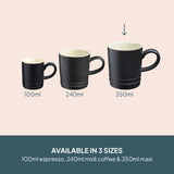 Cooks Professional 4 Piece Mug Set | 350ml | Matt Black