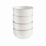 Cooks Professional Set of 4 Nordic Stoneware Side Bowls | White