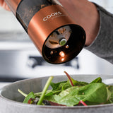 Cooks Professional Electric Salt and Pepper Mill Set | Copper
