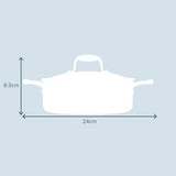 Cooks Professional Tri-Ply Sauté Pan | 24cm