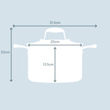 Cooks Professional Tri-Ply Stock Pot | 20cm