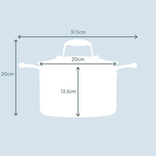 Cooks Professional Tri-Ply Stock Pot | 20cm