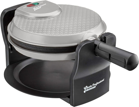 Cooks Professional Luxury Rotary Waffle Maker | Powerful 920W | Non-Stick | Easy Clean | Silver