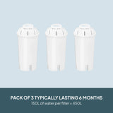 Cooks Professional Water Filters for Digital Hot Water Dispensers | 3 Pack