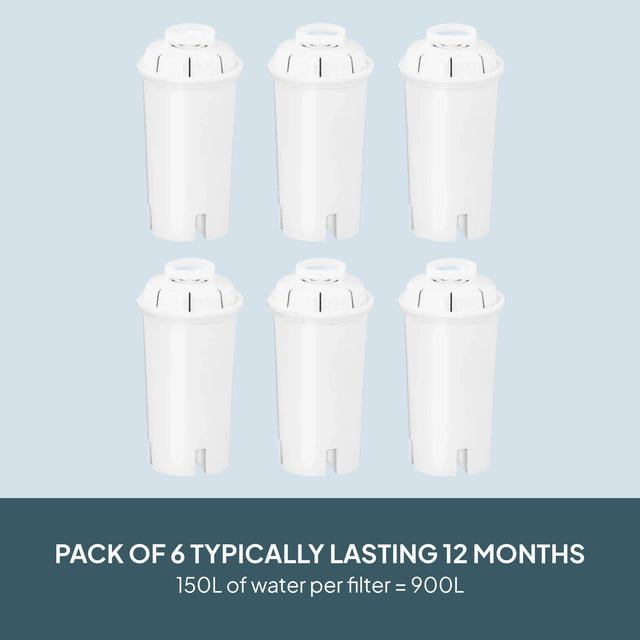 Cooks Professional Water Filters for Digital Hot Water Dispensers | 6 Pack