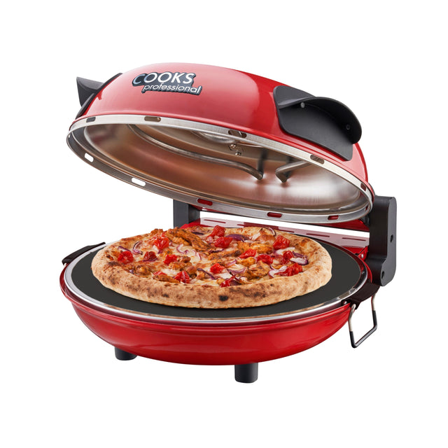 Cooks Professional Electric Pizza Oven | Red