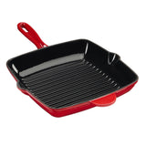 Cooks Professional Cast Iron Skillet Pan | Red