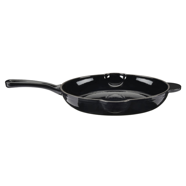 Cook Professional Cast Iron Frying Pan & Skillet 2 Piece Set | Black