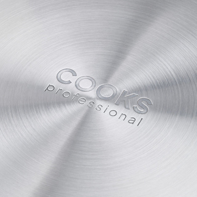 Cooks Professional 2 Cup Stainless Steel Egg Poacher Pan with Spatula