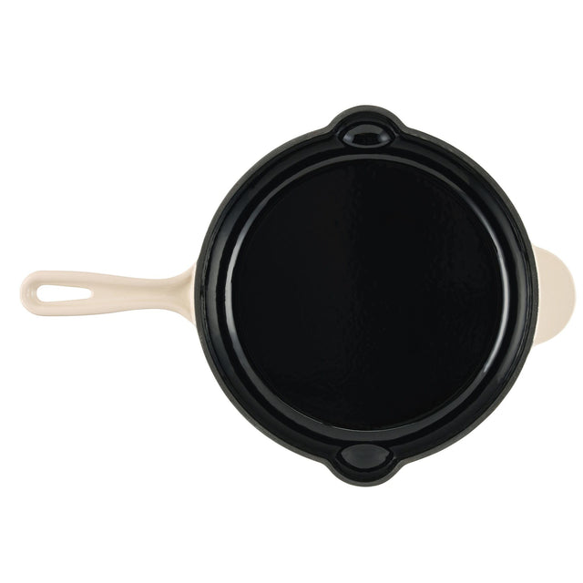 Cooks Professional Cast Iron Frying Pan | Ivory