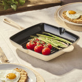 Cooks Professional Cast Iron Skillet Pan | Ivory