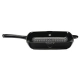 Cook Professional Cast Iron Frying Pan & Skillet 2 Piece Set | Black