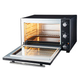 Cooks Professional Mini Oven | 48 Litre | 3 Cooking Functions | Powerful 1500W | Black/Silver