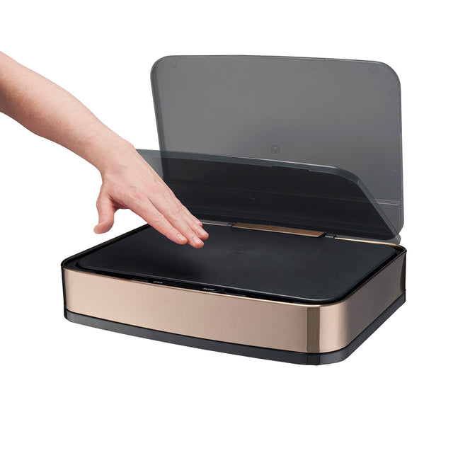 Cooks Professional 75L Sensor Recycling Bin | Black / Copper | Lid Only