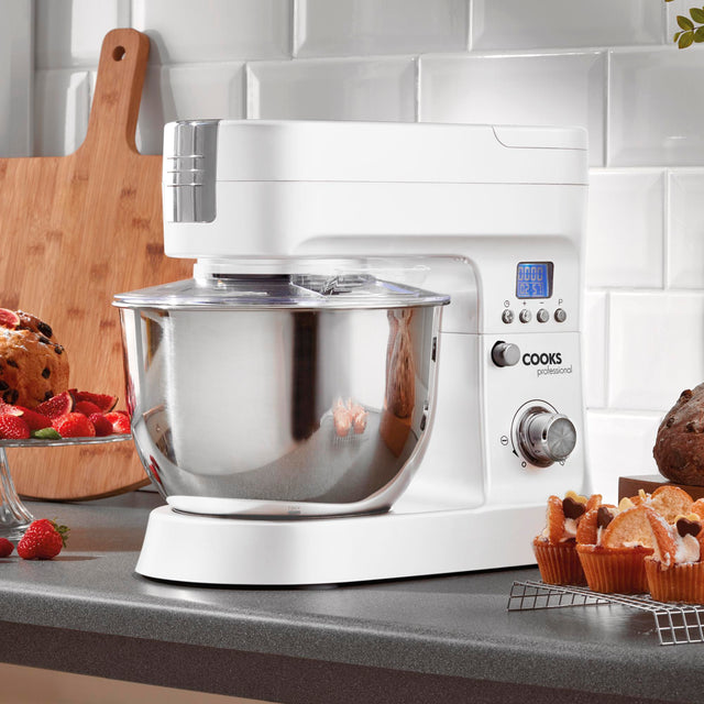 Cooks Professional Multi Function 6.2L Stand Mixer | White