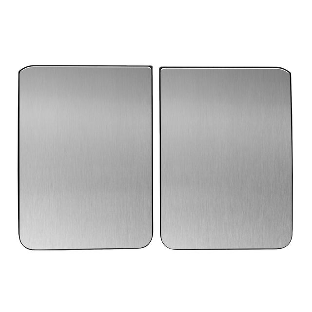 Cooks Professional Dual Recycle Bin 60L Spare Left and Right Lid | Silver