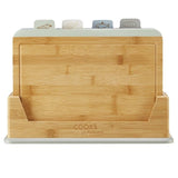 Cooks Professional Index Chopping Board Set | 4-Piece Bamboo | Durable and Easy Clean | Multi-Coloured