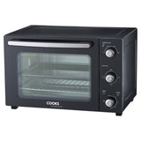 Cooks Professional Mini Oven | 34 Litre | 3 Cooking Functions | Black and Silver