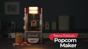 Cooks Professional Retro Popcorn Maker | Powerful 310W | Simple One-Touch Operation | Easy Clean
