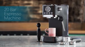 Cooks Professional 20 Bar Espresso Machine | Black
