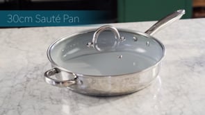 Cooks Professional 30cm Stainless Steel Long Handled Sauté Pan