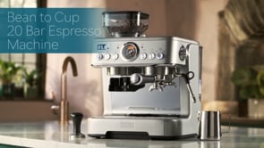 Cooks Professional Bean-to-Cup Espresso Machine | Silver