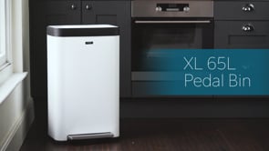 Cooks Professional XL Pedal Bin 65L | Black