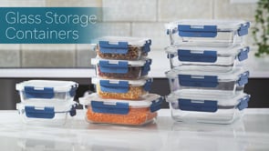 Cooks Professional Glass Storage Containers | Set of 10