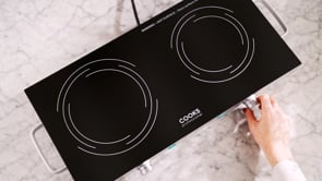 Cooks Professional Double Electric Ceramic Hob