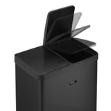 Cooks Professional Dual Recycle Kitchen Pedal Bin 60L | Dual Pedal | 2 x 30L Removable Compartments | Black