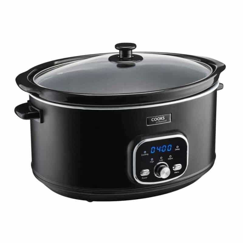 Cooks Professional Digital Slow Cooker | 6.5L | 2 Heat Settings plus ...