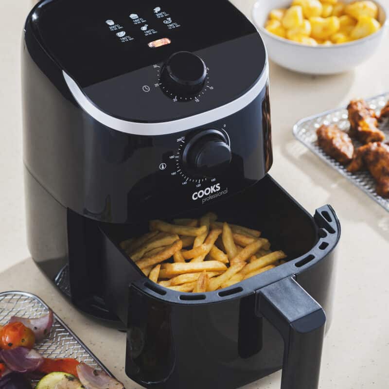 Cooks Professional Compact Air Fryer | 2L Capacity | 900W | Manual ...