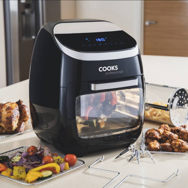 Cooks Professional Digital Air Fryer Oven with Rotisserie Digital Air ...